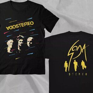 Soda Stereo 2000 Music Tour Unisex T-Shirt, Gift for Fans, Rock Band Tee 51